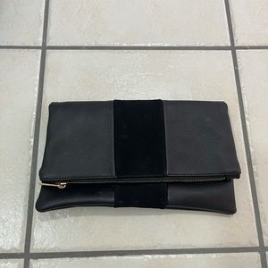 Classic black envelope purse